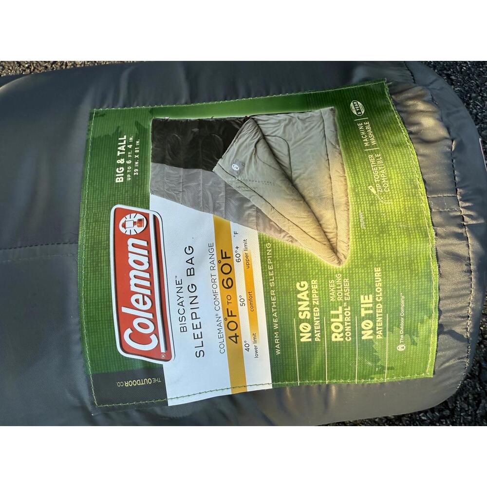 New Coleman Sleeping Bag - Picture 2 of 2